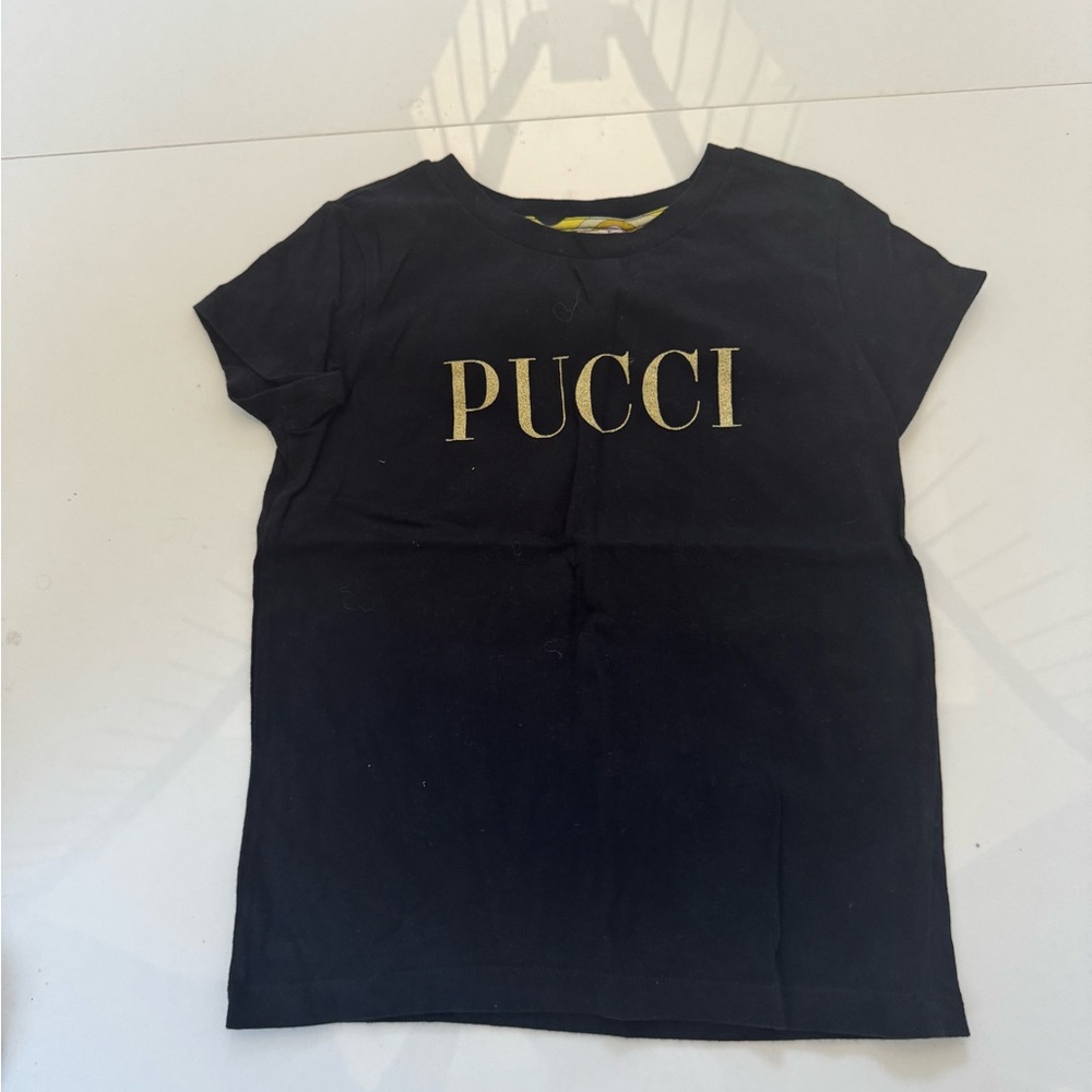 Pucci kids black shirt size 8